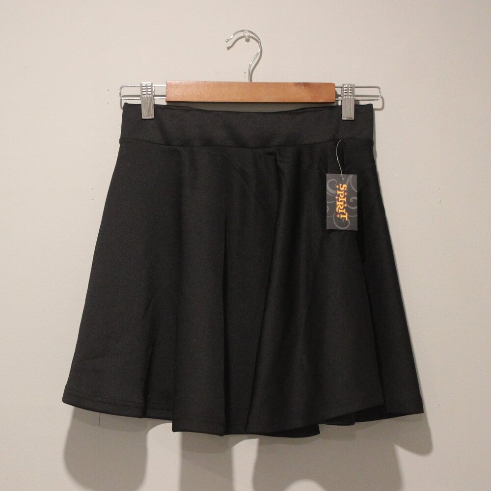 Spirit Halloween Black Skater Skirt